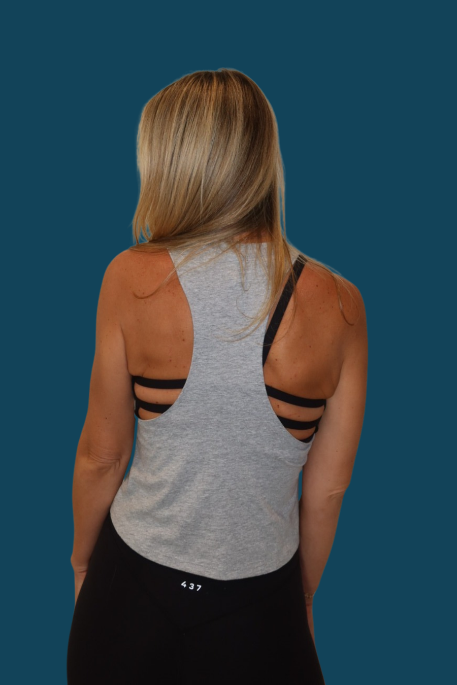 Mask on Doubt Off Racerback Tank