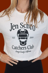Jen Schro Catchers Club Cropped Tee